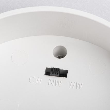 LED bodové svietidlo SONOR LED/6W/230V 3000/4000/5700K + LED/1,5W 2200K pr. 9 cm biela