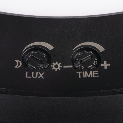 LED Stropné/podhľadové svietidlo so senzorom pohybu 2v1 ERGA LED/17W/230V 3000/4000/6500K čierna
