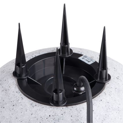 Vonkajšia lampa STONO 1xE27/15W/230V priemer 20 cm IP65