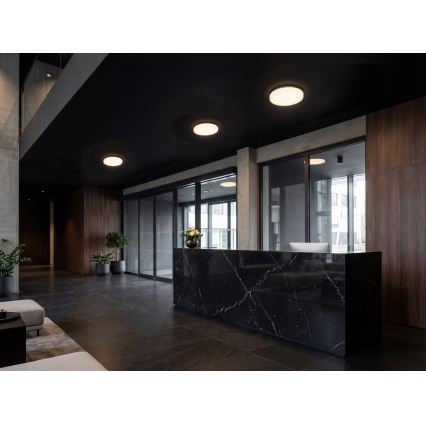 LED stropné svietidlo VARSO LED/22/30W/230V 3000/4000/6500K pr. 33 cm IP54
