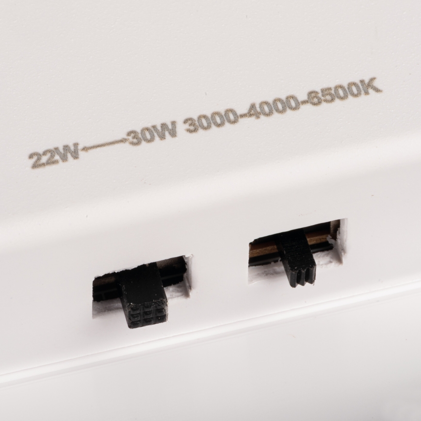 LED stropné svietidlo VARSO LED/22/30W/230V 3000/4000/6500K pr. 33 cm IP54