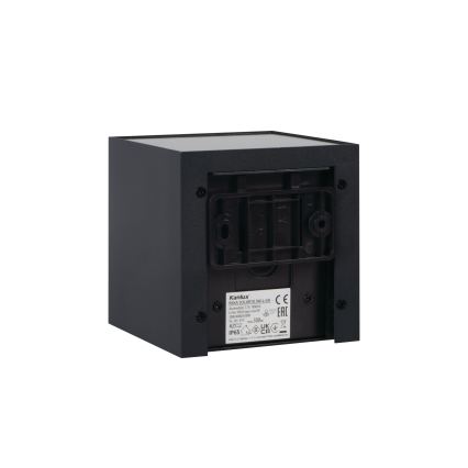 LED Solárne nástenné svietidlo so senzorom REKA LED/3W/3,7V 1800 mAh 3000/4000/6500K IP65 antracit