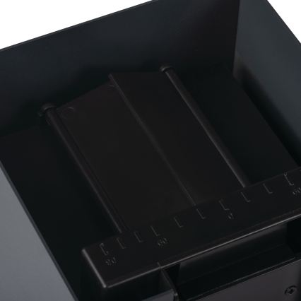 LED solárne nástenné svietidlo so senzorom REKA LED/6W/3,7V 1800 mAh 3000/4000/6500K IP65 čierna