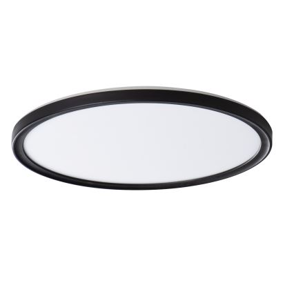 LED Kúpeľňové stropné svietidlo AZPO LED/22W/230V pr. 42 cm IP54 čierna