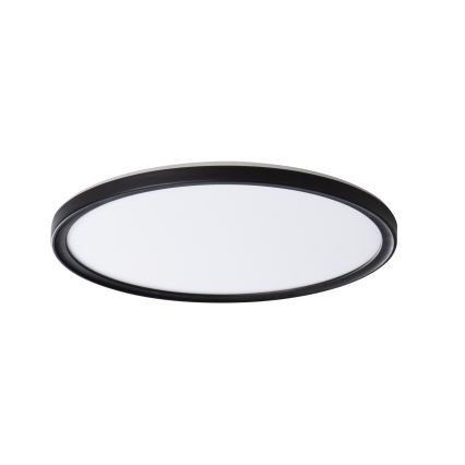 LED stropné svietidlo AZPO LED/18,5W/230V 3000/4000/6000K priemer 29 cm IP54 čierne