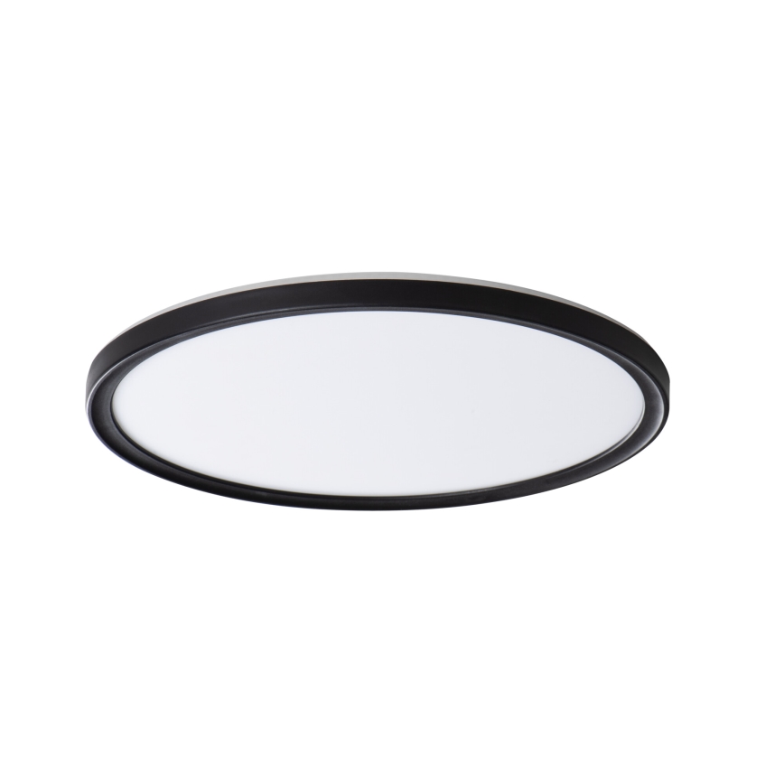 LED stropné svietidlo AZPO LED/18,5W/230V 3000/4000/6000K priemer 29 cm IP54 čierne