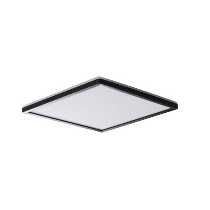 LED stropné svietidlo AZPO LED/17,5W/230V 3000/4000/6000K 30x30 cm IP54 čierne