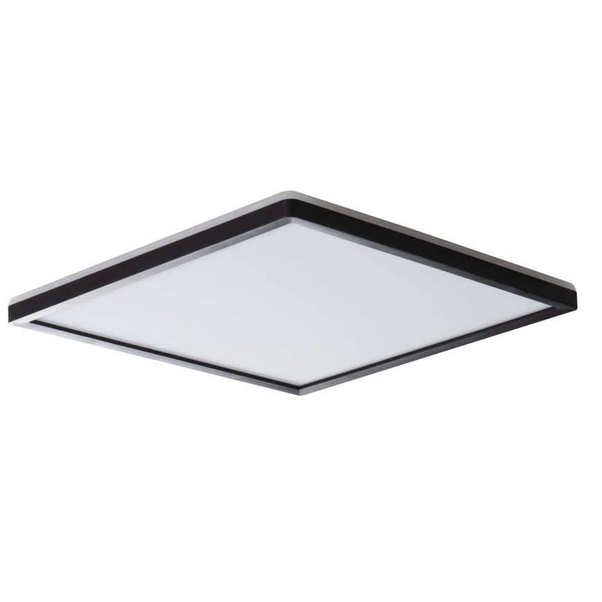 LED stropné svietidlo AZPO LED/22W/230V 3000/4000/6000K 42x42 cm IP54 čierne