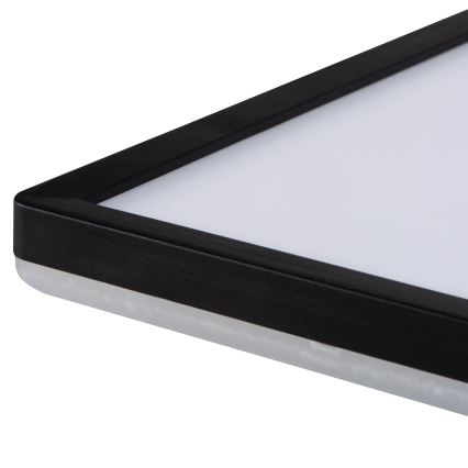 LED stropné svietidlo AZPO LED/22W/230V 3000/4000/6000K 42x42 cm IP54 čierne