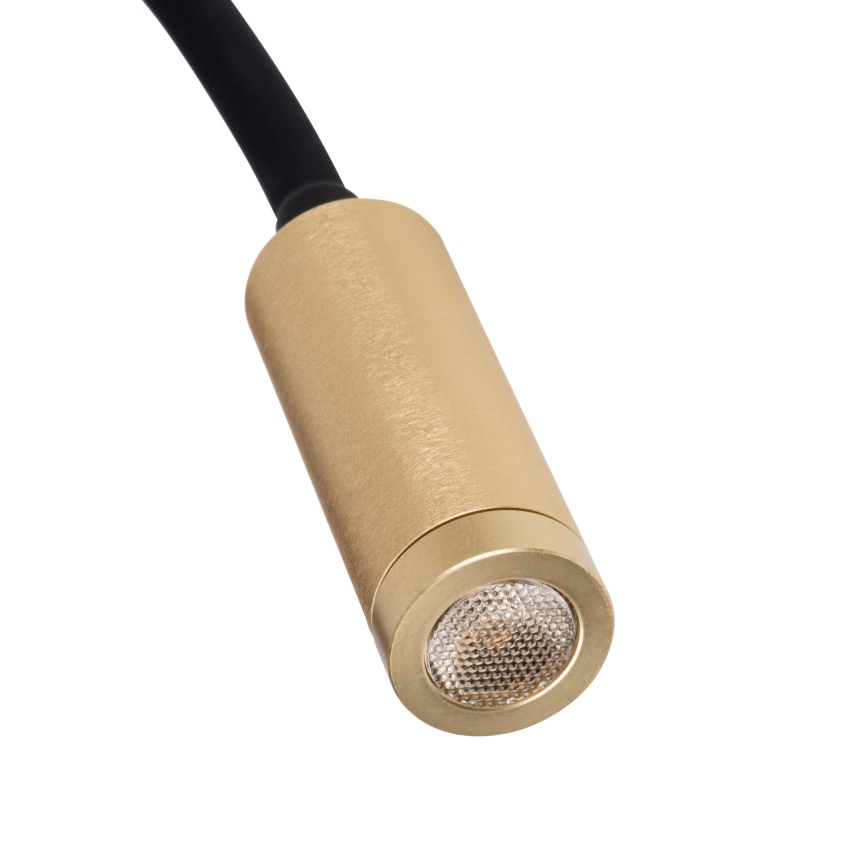 LED flexibilná lampička TONIL LED/3,3W/230V čierna/zlatá