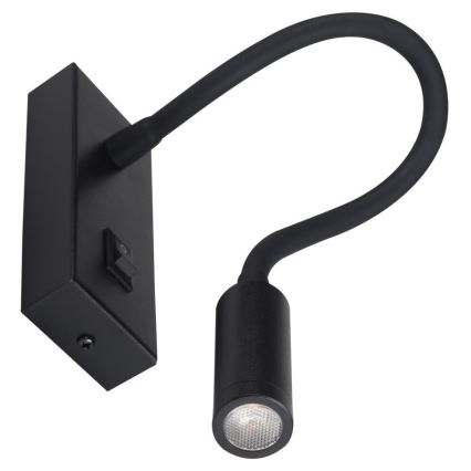 LED Flexibilná lampička TONIL LED/2,7W/230V čierna