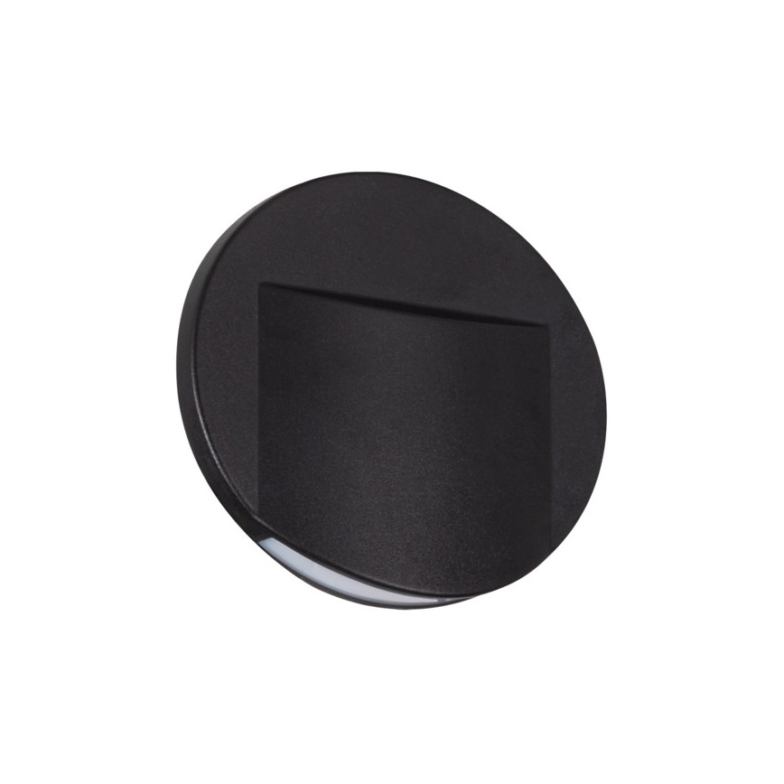 LED Schodiskové svietidlo ERINUS LED/0,8W/12V 3000K čierna