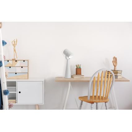 Stolová lampa LARATA 1xE27/5W/230V biela