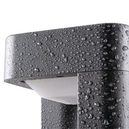 Vonkajšie nástenné svietidlo PEVO 1xGX53/11W/230V IP44 antracit