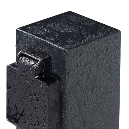 Vonkajší zásuvkový stĺpik NASTO 2Z Typ E 230V IP44 antracit