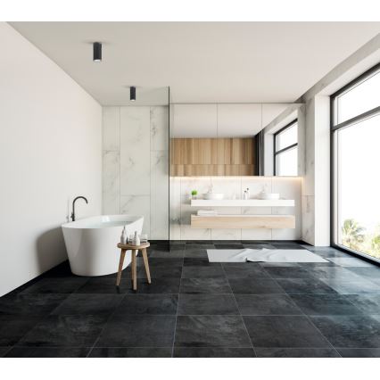 Kúpeľňové bodové svietidlo AQILO 1xE14/10W/230V IP65 antracit