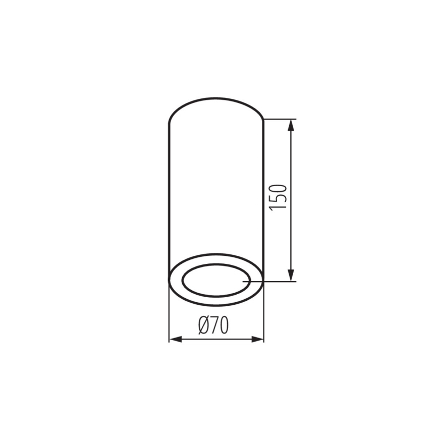 Kúpeľňové bodové svietidlo AQILO 1xE14/10W/230V IP65 antracit