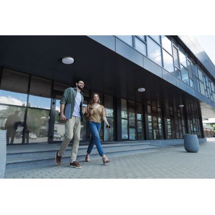 LED Technické stropné svietidlo IPER LED/19W/230V IK10 IP65 guľatý biela
