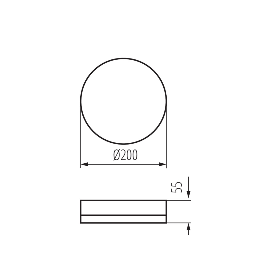 LED Technické stropné svietidlo so senzorom pohybu IPER LED/19W/230V IK10 IP65 guľatý biela