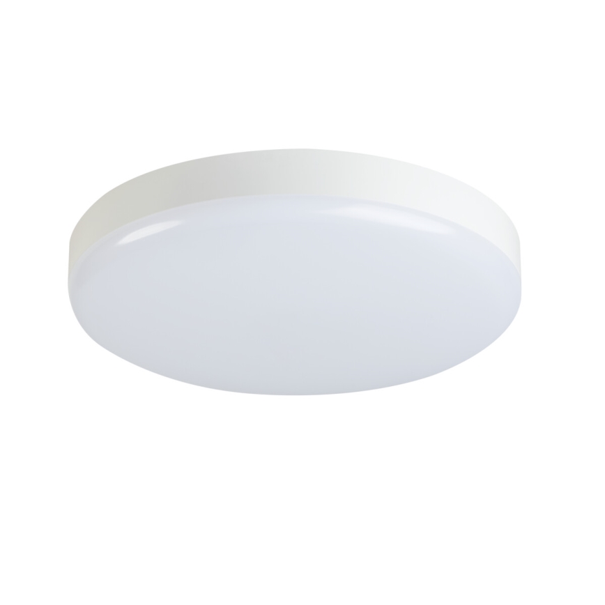 LED Technické stropné svietidlo so senzorom pohybu IPER LED/35W/230V IK10 IP65 guľatý biela