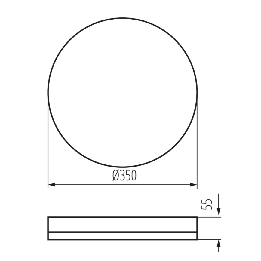 LED Technické stropné svietidlo so senzorom pohybu IPER LED/35W/230V IK10 IP65 guľatý biela