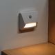 Kanlux 37392 - LED Vstavané svietidlo so senzorom pohybu a súmraku IRS LED/0,3W/3xAAA IP54 biela