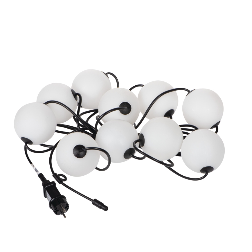LED Vonkajšia dekoratívna reťaz GIRLANDA STONO 10xLED/10W/230V 6m IP67