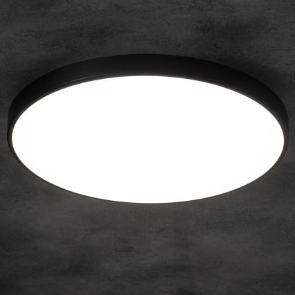 LED Stmievateľné stropné svietidlo PLAFON LED/20W/230V 3000-6500K Wi-Fi čierna