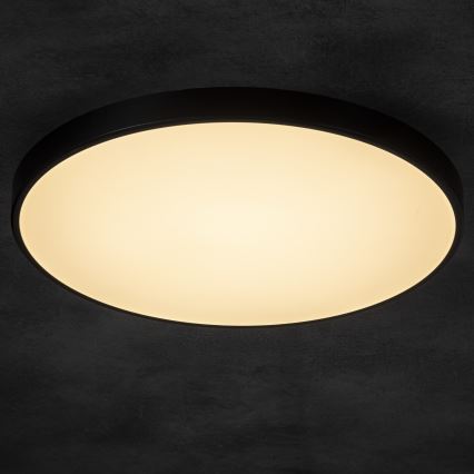 LED Stmievateľné stropné svietidlo PLAFON LED/20W/230V 3000-6500K Wi-Fi čierna