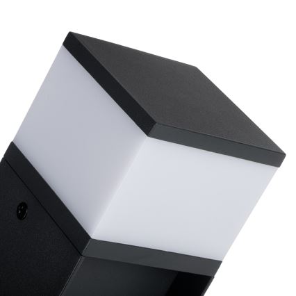 Vonkajšia lampa s 2 zásuvkami DASTEN 1xG9/11W/230V 30 cm IP44 čierna