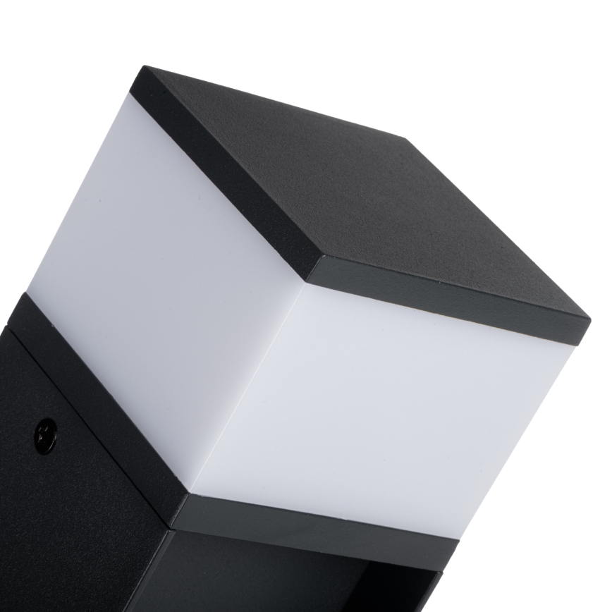 Vonkajšia lampa s 2 zásuvkami DASTEN 1xG9/11W/230V 30 cm IP44 čierna