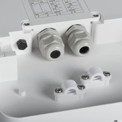 LED Vonkajšie stropné svietidlo so senzorom pohybu BENO LED/12/18W/230V 3000/3500/4000K IP65 biela guľatý