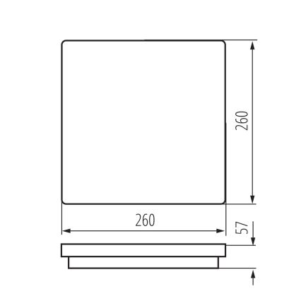 LED Vonkajšie stropné svietidlo so senzorom pohybu BENO LED/24/30W/230V 3000/3500/4000K IP65 antracit hranatý