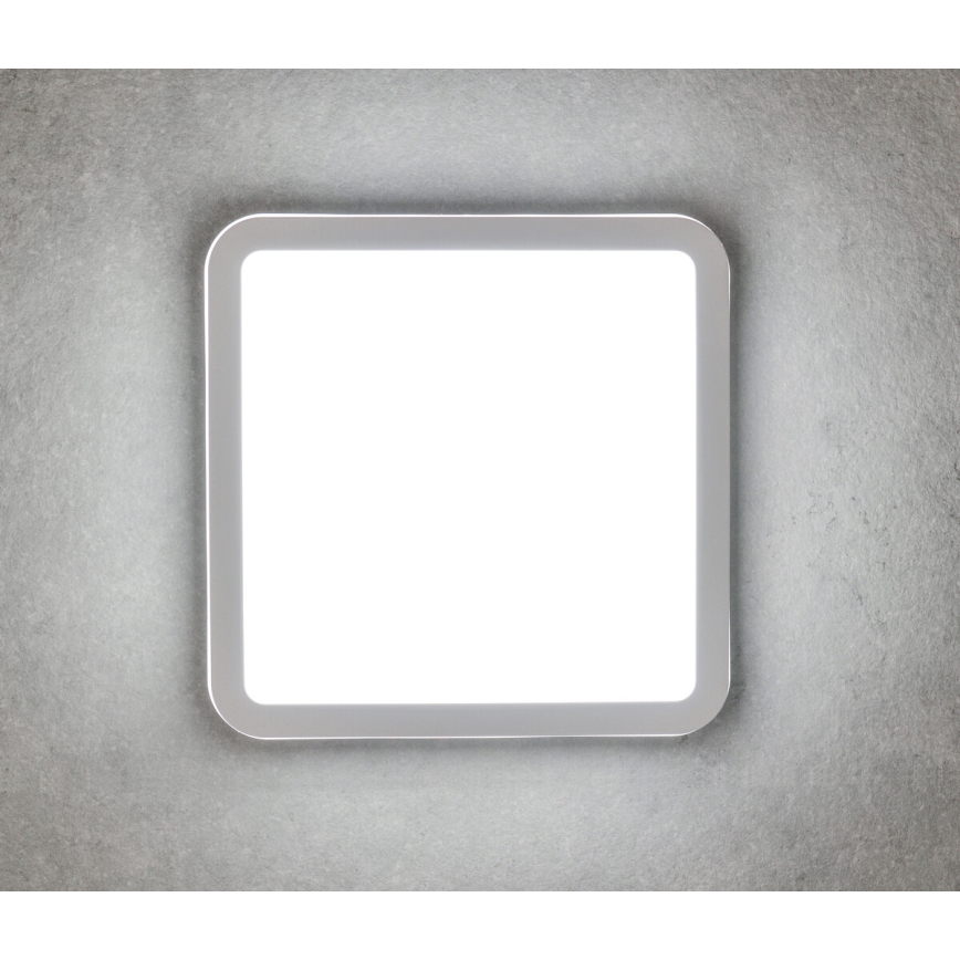 LED Vonkajšie stropné svietidlo BENO LED/24/30W/230V 3000/3500/4000K IP65 biela hranatý