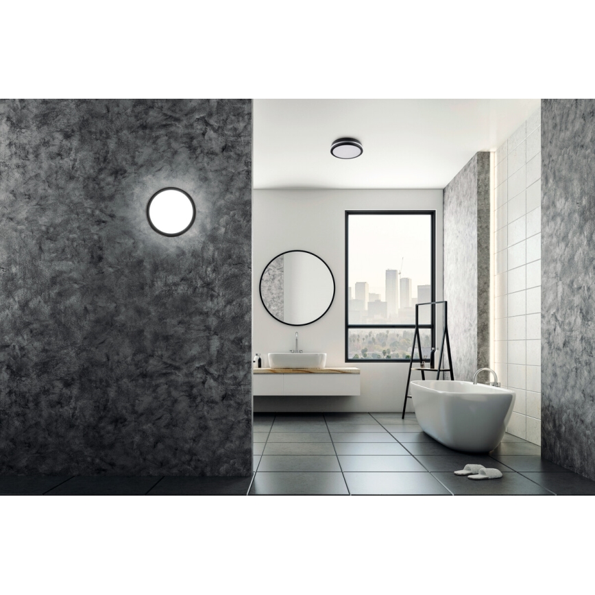 LED Vonkajšie stropné svietidlo BENO LED/24/30W/230V 3000/3500/4000K IP65 antracit okrúhly