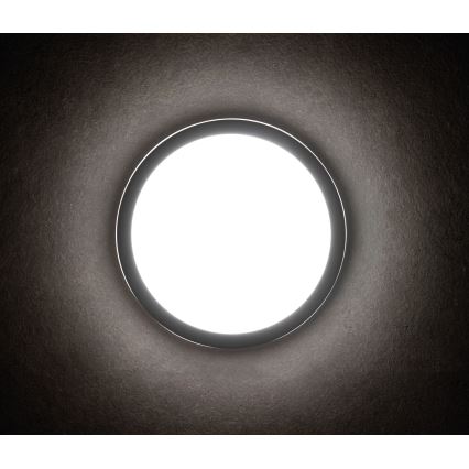LED Vonkajšie stropné svietidlo BENO LED/24/30W/230V 3000/3500/4000K IP65 antracit okrúhly