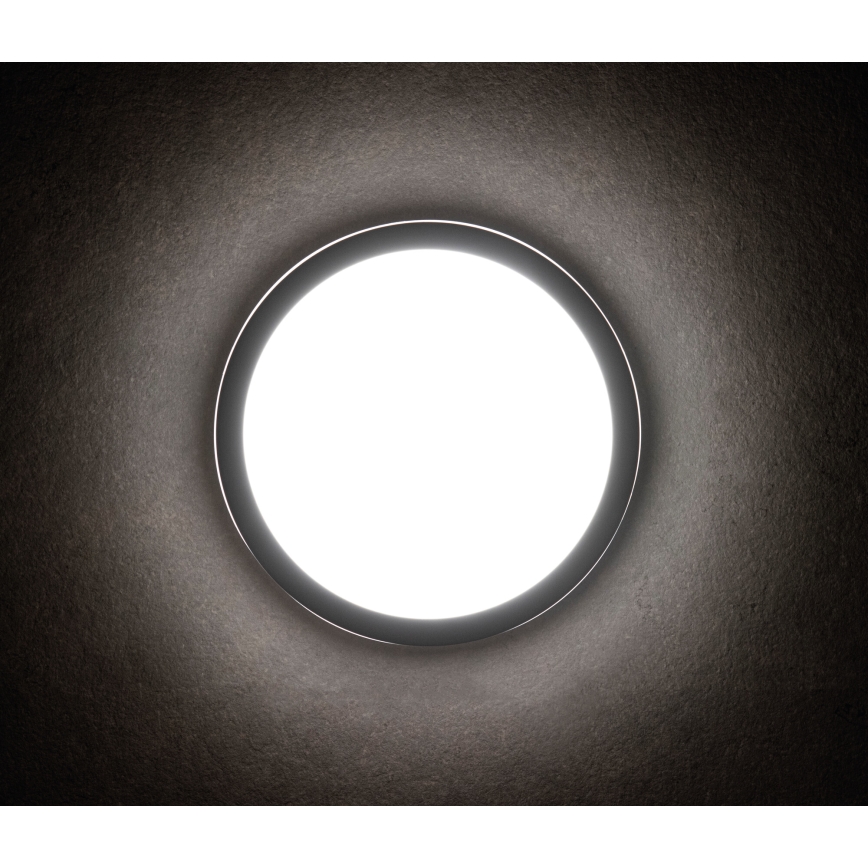 LED Vonkajšie stropné svietidlo BENO LED/24/30W/230V 3000/3500/4000K IP65 antracit okrúhly