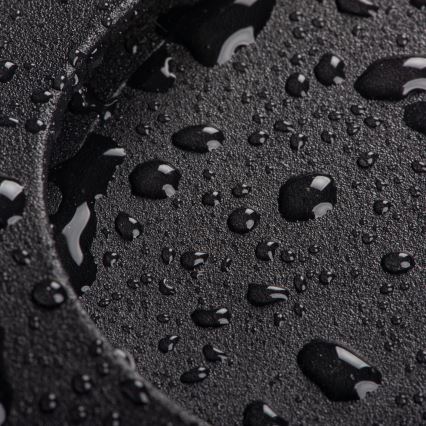 LED schodiskové svietidlo s pohybovým a súmrakovým senzorom EXIN LED/2,5W/230V 4000K IP65 čierne okrúhle