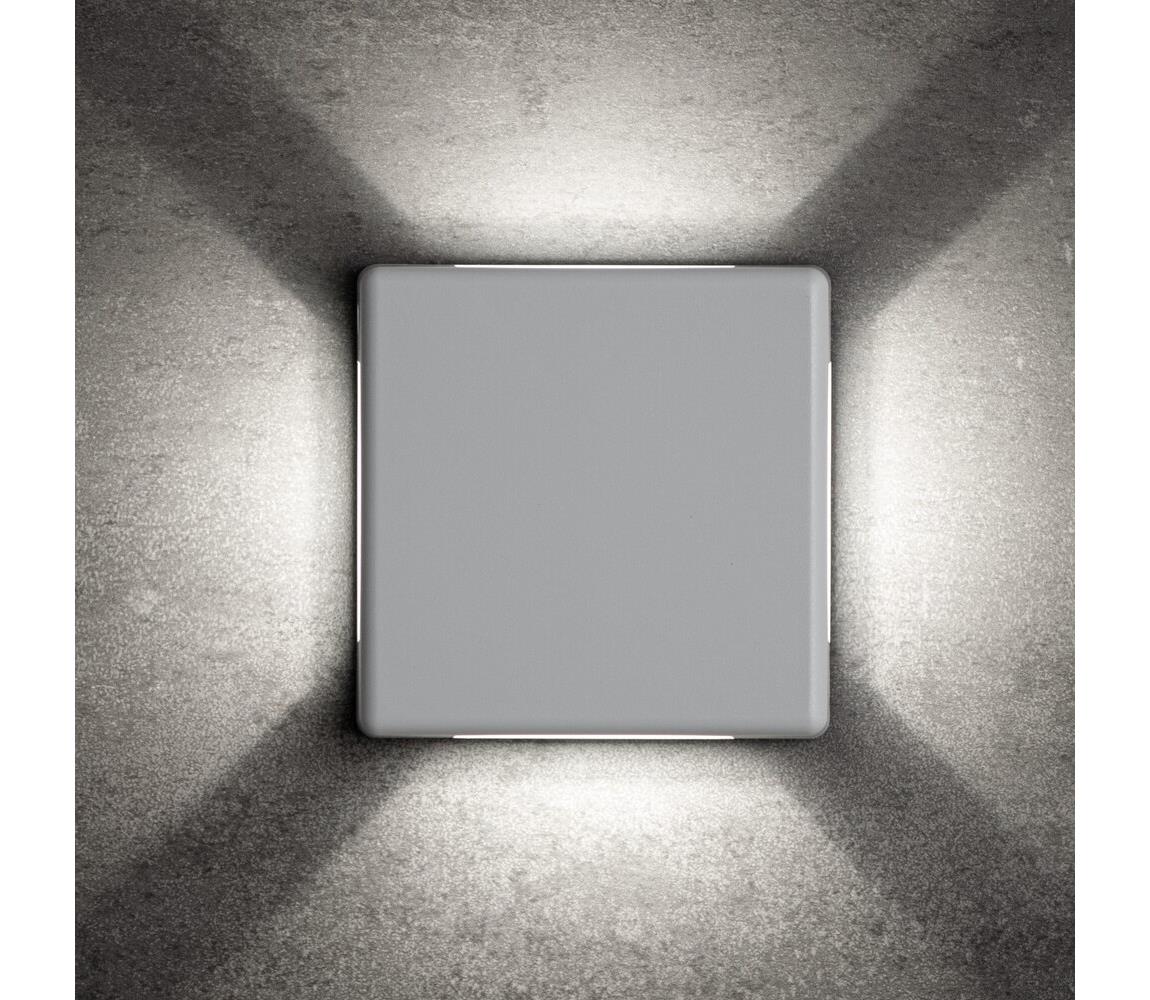 39180 - LED vonkajšie nástenné svietidlo REFAZI LED/6W/230V IP54 biela 39180