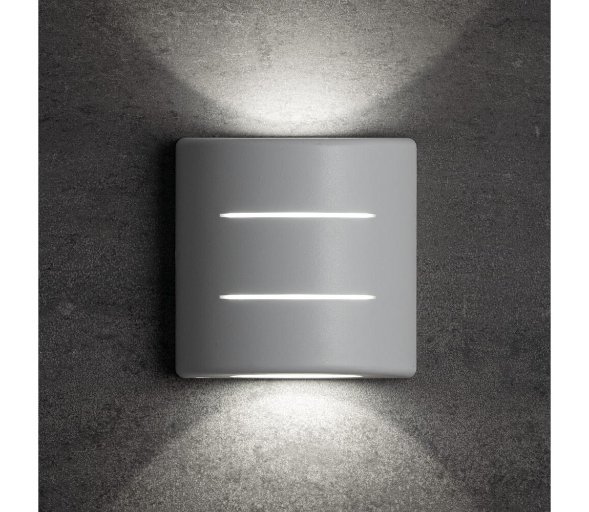 39183 - LED Vonkajšie nástenné svietidlo REFAZI LED/6W/230V IP54 biela 39183