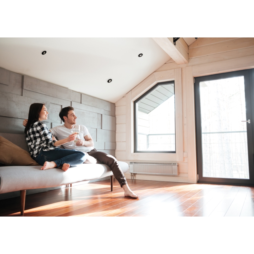 LED podhľadové svietidlo FIZU LED/4W/230V 3000/4000/6500K čierne