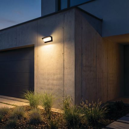 Vonkajšie nástenné svietidlo LERTO 1xE27/15W/230V IP54 čierna