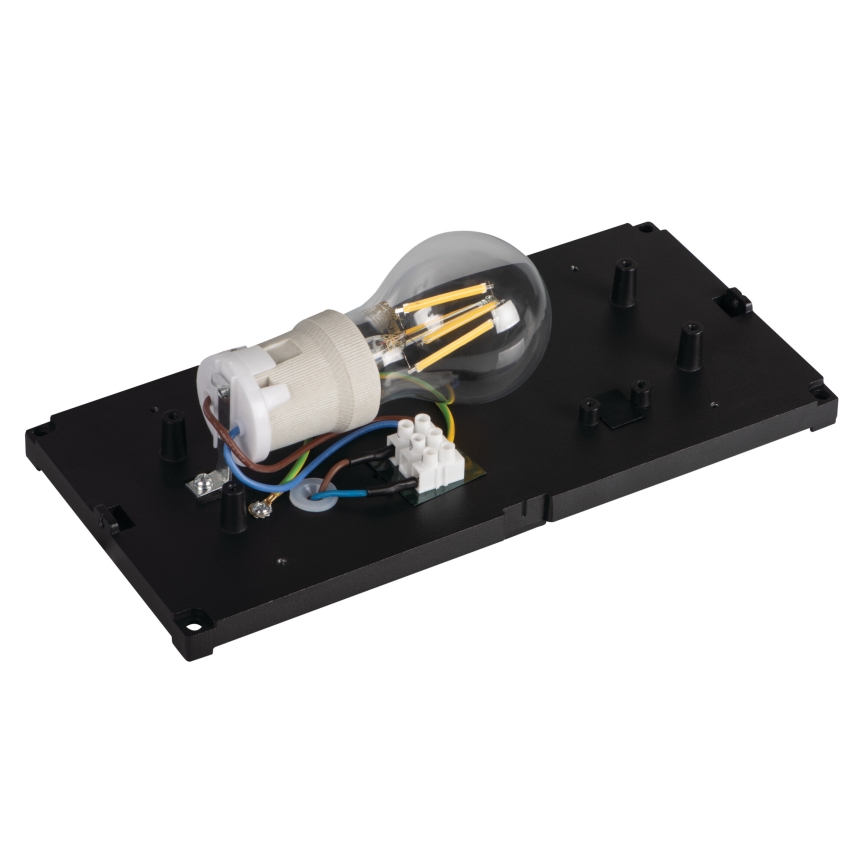 Vonkajšie nástenné svietidlo LERTO 1xE27/15W/230V IP54 čierna