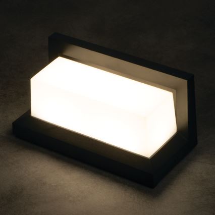LED vonkajšie nástenné svietidlo LERTO LED/12W/230V IP54 čierne