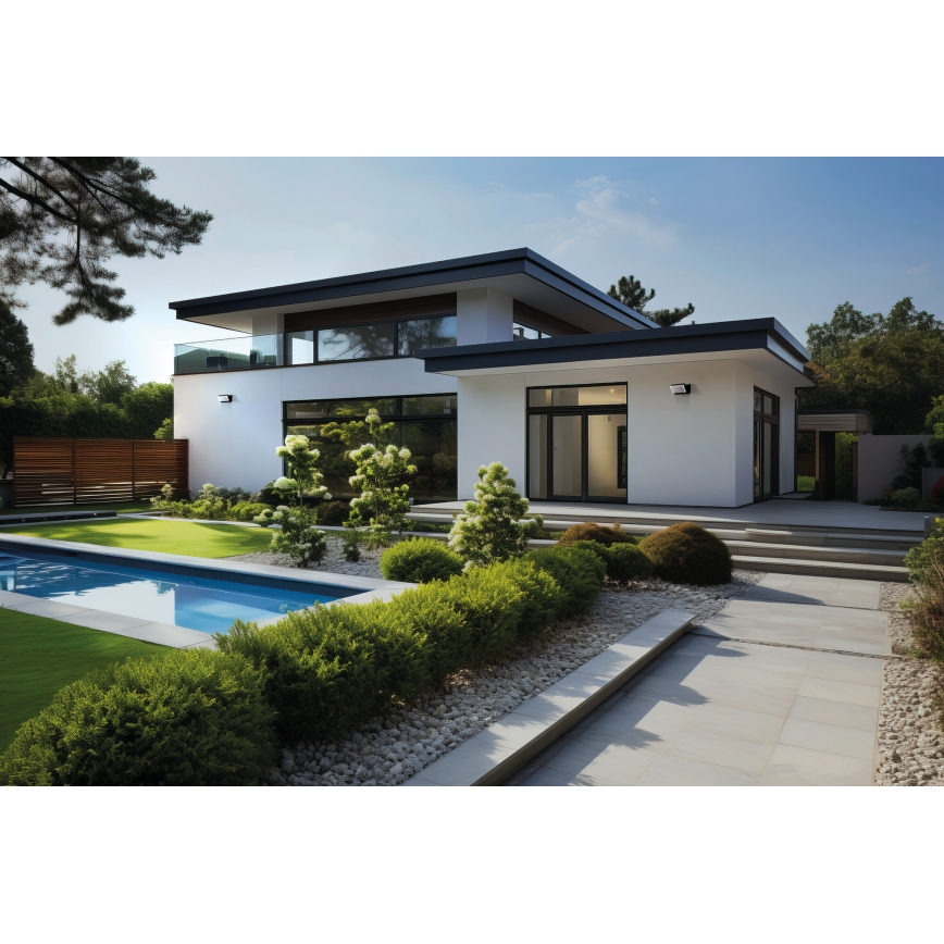 LED Vonkajšie nástenné svietidlo XERTO LED/20W/230V 3000/4000/6500K IP65 čierna