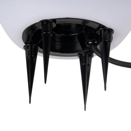 Vonkajšia lampa STONO 1xE27/20W/230V pr. 30 cm IP65 biela