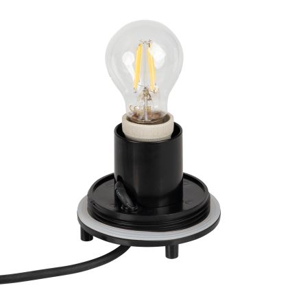 Vonkajšia lampa STONO 1xE27/20W/230V priemer 40 cm IP65 biela
