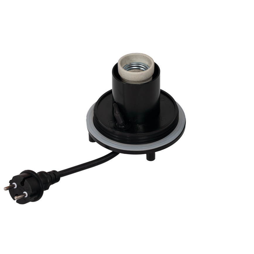 Vonkajšia lampa STONO 1xE27/20W/230V priemer 40 cm IP65 biela