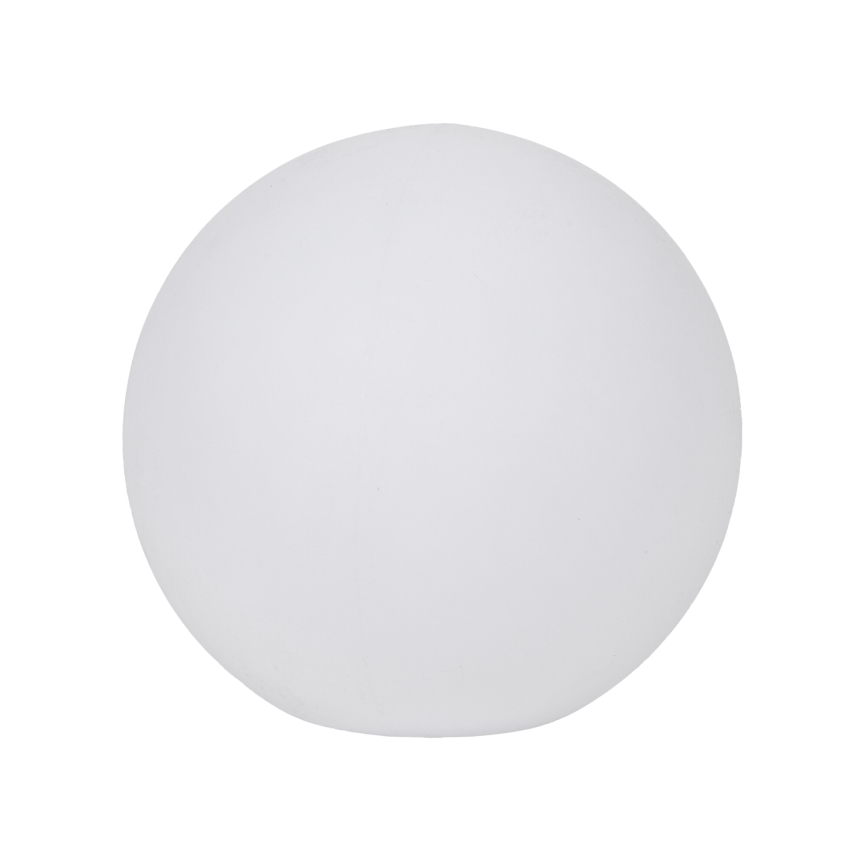 Vonkajšia lampa STONO 1xE27/20W/230V pr. 50 cm IP65 biela