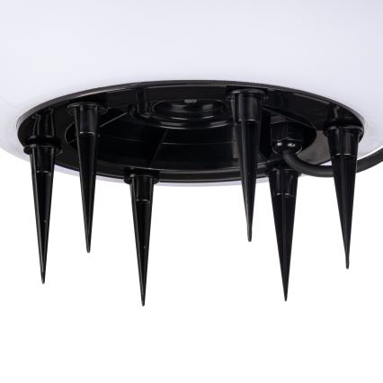 Vonkajšia lampa STONO 1xE27/20W/230V pr. 50 cm IP65 biela